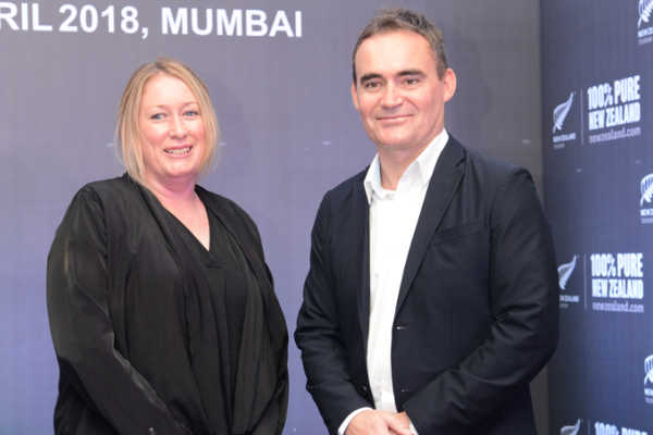 Marcelle Foley, head of operations, Immigration New Zealand and Steven Dixon, regional manager, South and South-East Asia, Tourism New Zealand